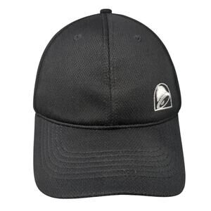 Taco Bell Snapback Cap Black One Size Adjustable Embroidered Lightweight 6 Panel